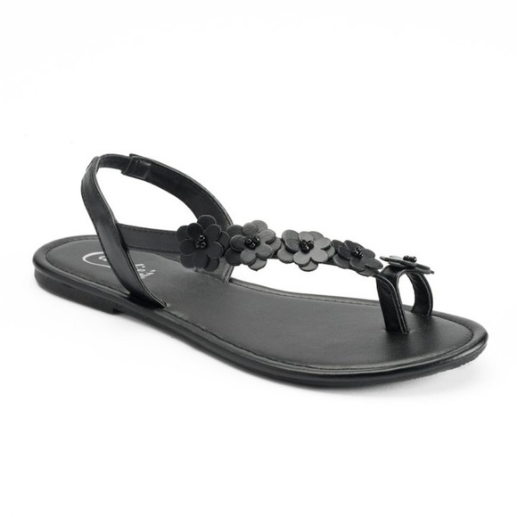candies black sandals